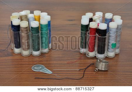 Needle, Thread, Twine And Threader