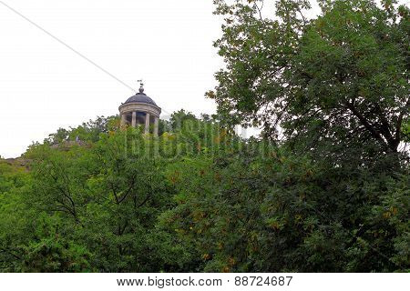Aeolus Harp In Summertime. Pyatigorsk Landmarks And Monuments