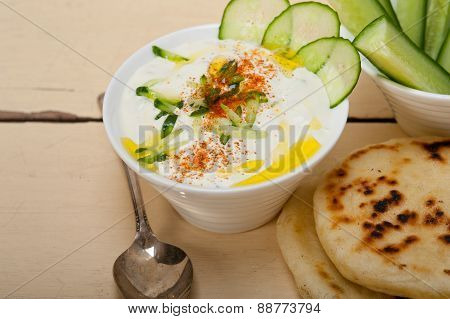 Arab Middle East Goat Yogurt And Cucumber Salad