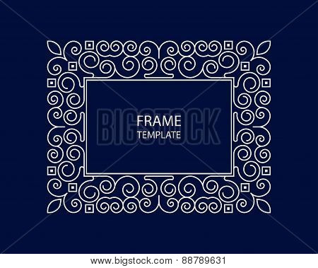Decorative vector monogram