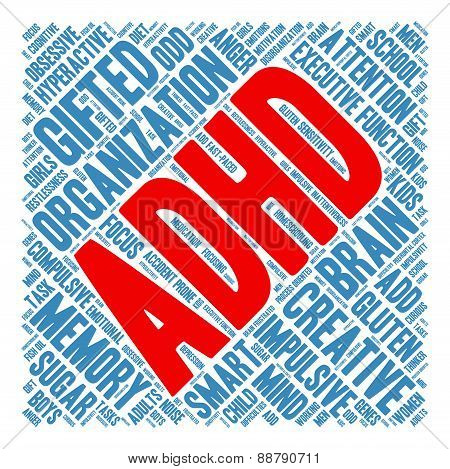 ADHD Word Cloud