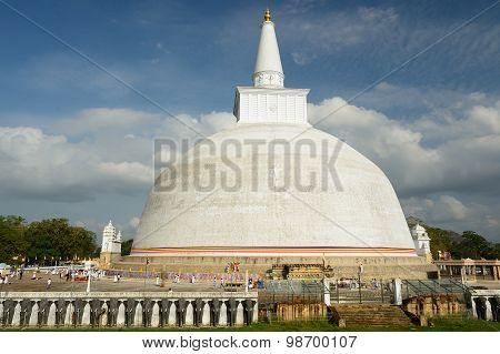 Anuradhapura Ruin, Mirisavatiya Dagoba Stupa, Sri Lanka
