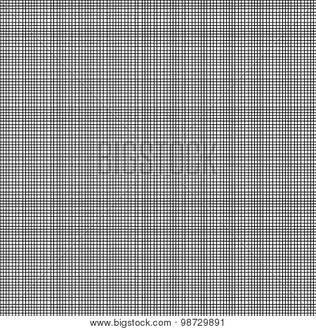 white square canvas with black grid background