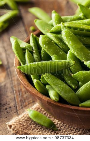 Organic Green Sugar Snap Peas