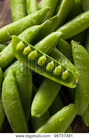 Organic Green Sugar Snap Peas
