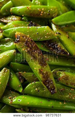Homemade Sauteed Sugar Snap Peas