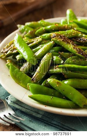 Homemade Sauteed Sugar Snap Peas