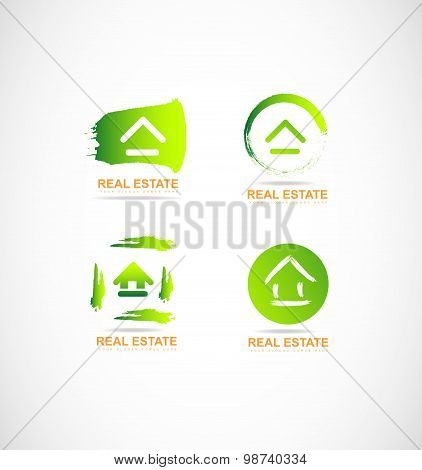 Real Estate Grunge Logo