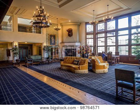 Interior of the Banff Springs Hotel