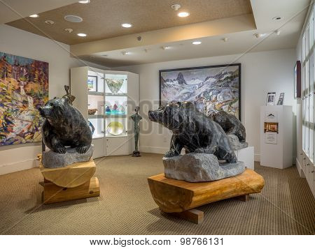 Interior of the Banff Springs Hotel