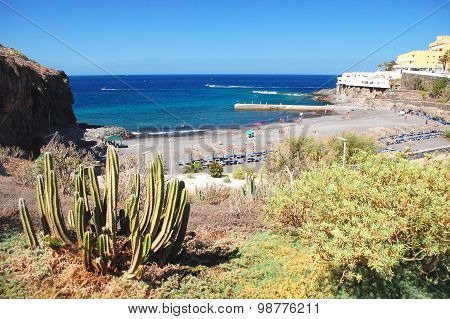 Beautiful beach in Callao Salvaje on Tenerife, Spain