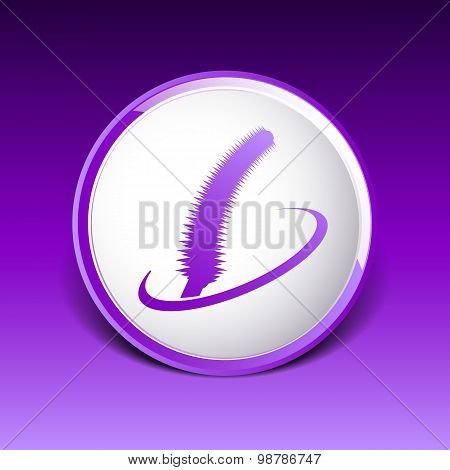 Watercolor illustration mascara Fashion Vector