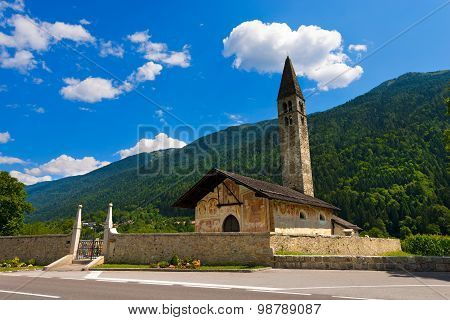 Church Of Sant'antonio Abate - Pelugo Trento Italy