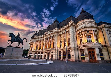 Bucharest at Sunset