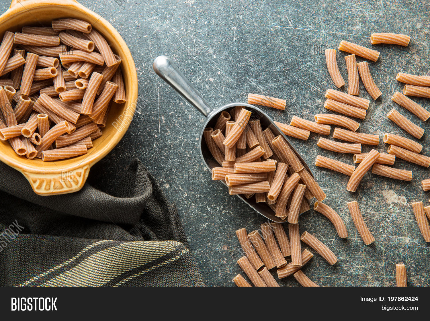 Dried Rigatoni Pasta Image & Photo (Free Trial) Bigstock