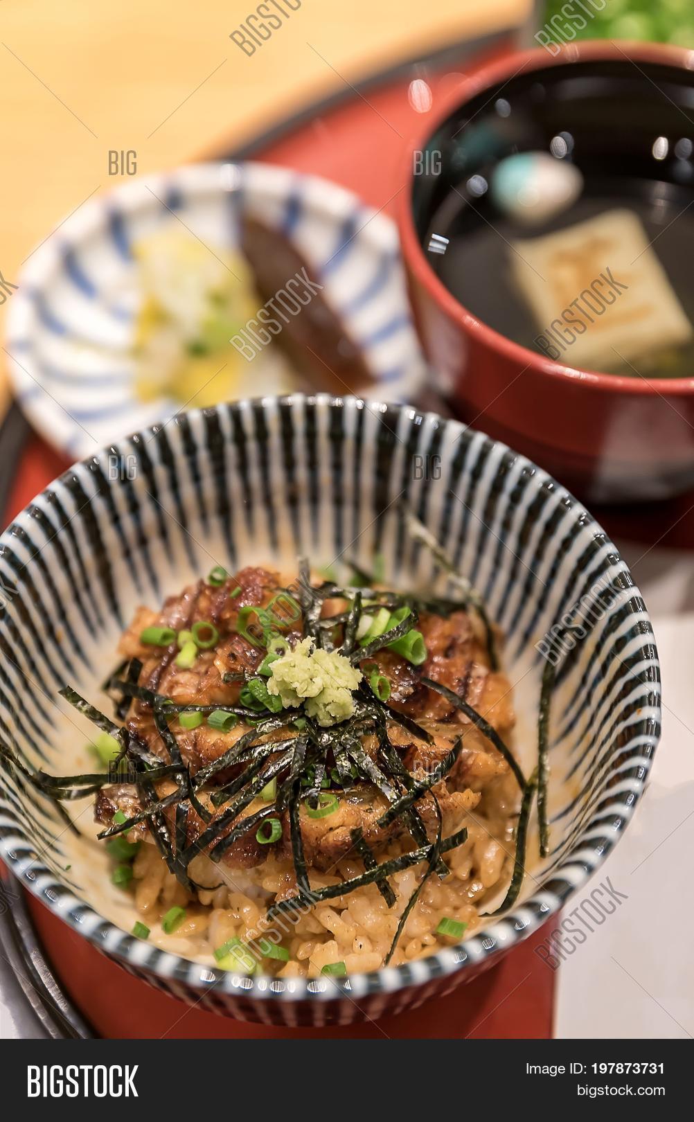 Unadon Eel Rice Bowl Image & Photo (Free Trial) Bigstock