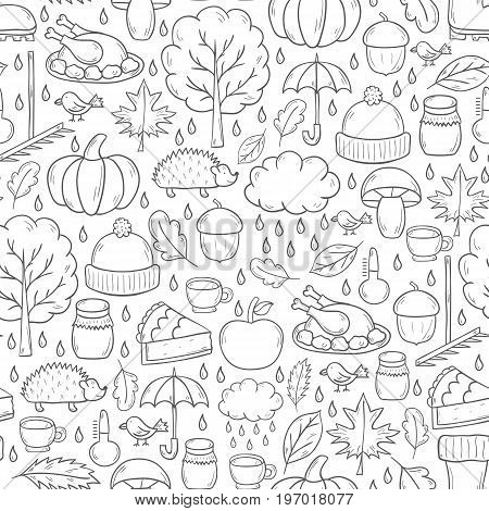 Vector Cartoon Hand Drawn Background