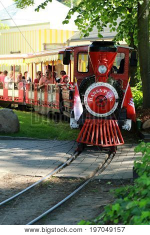 The Hansa Park, Germany - 05 June. Visiting the Hansa Park, the fifth largest German amusement park in Sierksdorf (Schleswig-Holstein) off the Baltic Sea on 05 June 2016
