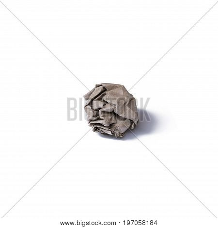 crumpled paper ball, Paper texture background .