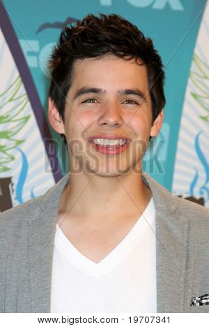 LOS ANGELES - 8 sierpnia: David Archuleta w sali prasowej w 2010 Teen Choice Awards w Gibson