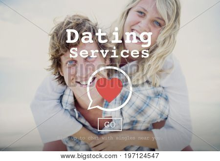 Dating Services Valentine Romance Heart Blind Date Concept
