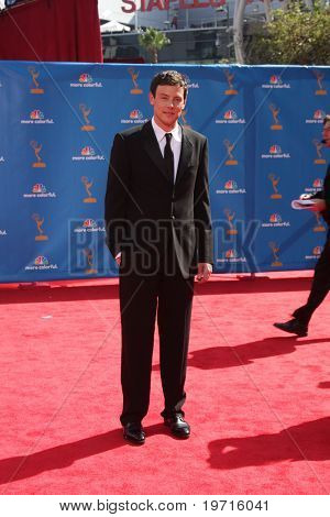  Los Angeles aug 29: Cory Monteith kommt in die Emmy Awards 2010 am Nokia-Theater La live auf