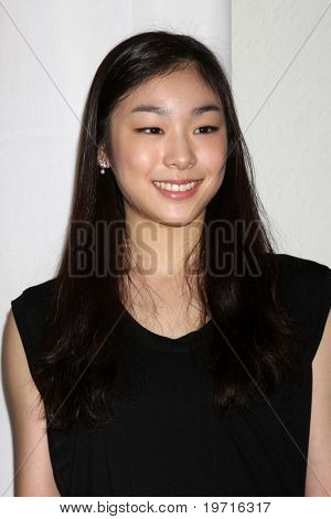 LOS ANGELES - szeptember 7: Yuna Kim sajtótájékoztatón a 