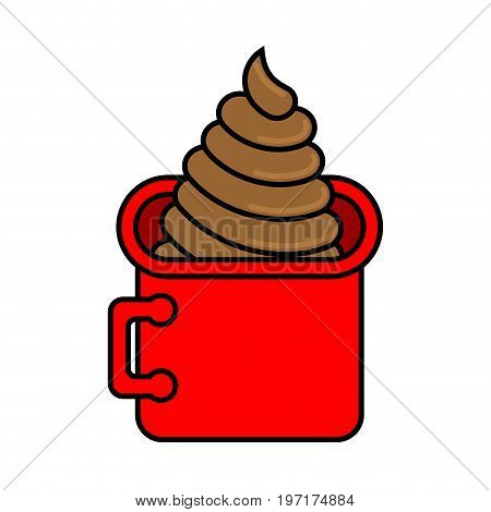 Shit In Pot. Poop In Boiler. Turd In Bowler