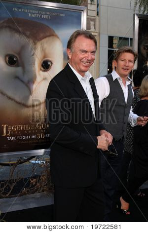 LOS ANGELES - SEP 19: Sam Neill ankommer til Sagnet om vogterne: den Owls af Ga'Hoole Premie