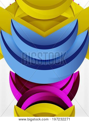 3D wave lines design. Dynamic effect abstract Illustration, modern pattern template