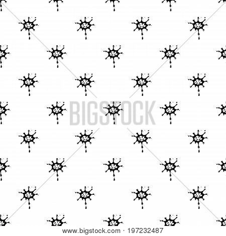 Oil spot isolated on white background. Black oil spot vector illustration