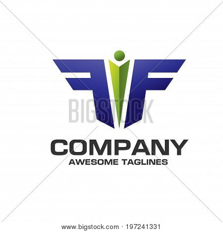 FF letter logo  sport vector,creative Letter FF sport letter logo vector concept