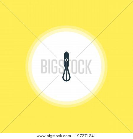 Beautiful Kitchenware Element Also Can Be Used As Handmixer Element.  Vector Illustration Of Blender Icon.