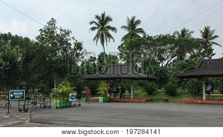 Bus Station In Yogyakarta, Indonesia