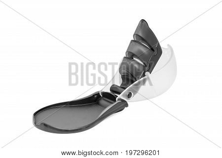 Close up small plastic knife sharpener isolated on white background
