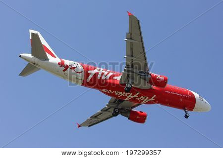 Hs-abp Airbus A320-200 Of Thaiairasia.
