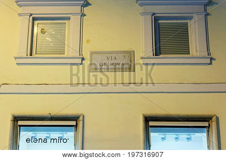 Elena Miro Store On Via Genova Street In Rome
