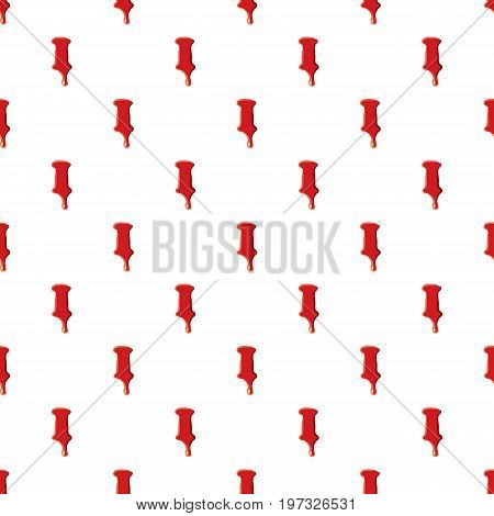 I letter isolated on white background. Red bloody I letter vector illustration