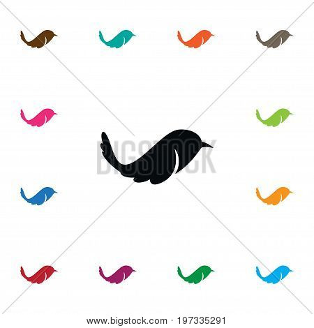 Martlet Vector Element Can Be Used For Martlet, Swallow, Bird Design Concept.  Isolated Swallow Icon.