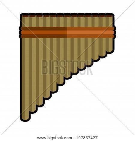 Isolated Panflute Icon