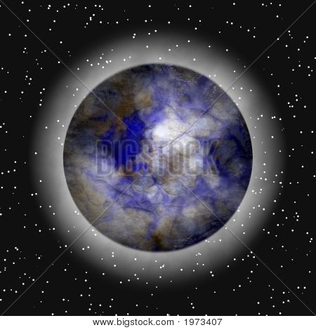 Planeta en el espacio