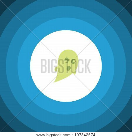 Phantom Vector Element Can Be Used For Phantom, Ghost, Specter Design Concept.  Isolated Ghost Flat Icon.