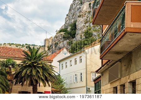 Mirabella fortress in Omis, Dalmatia of Croatia
