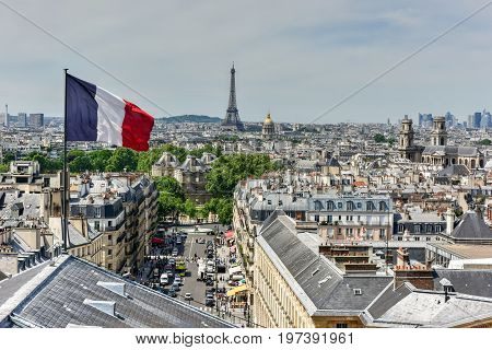 Paris, France Skyline