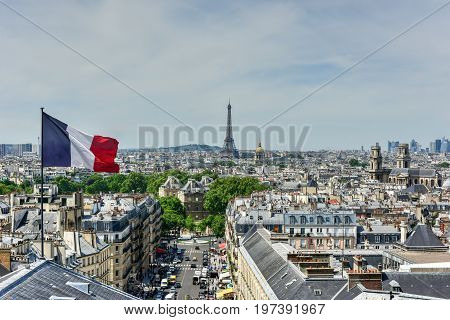 Paris, France Skyline