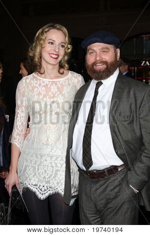 LOS ANGELES - 28 de OCT: Zach Galifianakis llega en el estreno de 