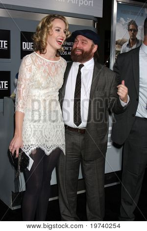 LOS ANGELES - 28 de OCT: Zach Galifianakis llega en el estreno de 