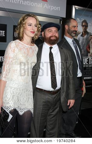 LOS ANGELES - 28 de OCT: Zach Galifianakis llega en el estreno de 