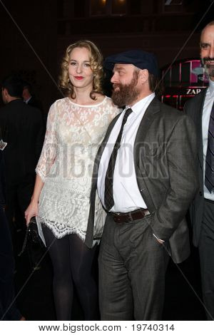 LOS ANGELES - 28 de OCT: Zach Galifianakis llega en el estreno de 