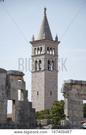 Ancient cirkus arena i pula istrien Croatia